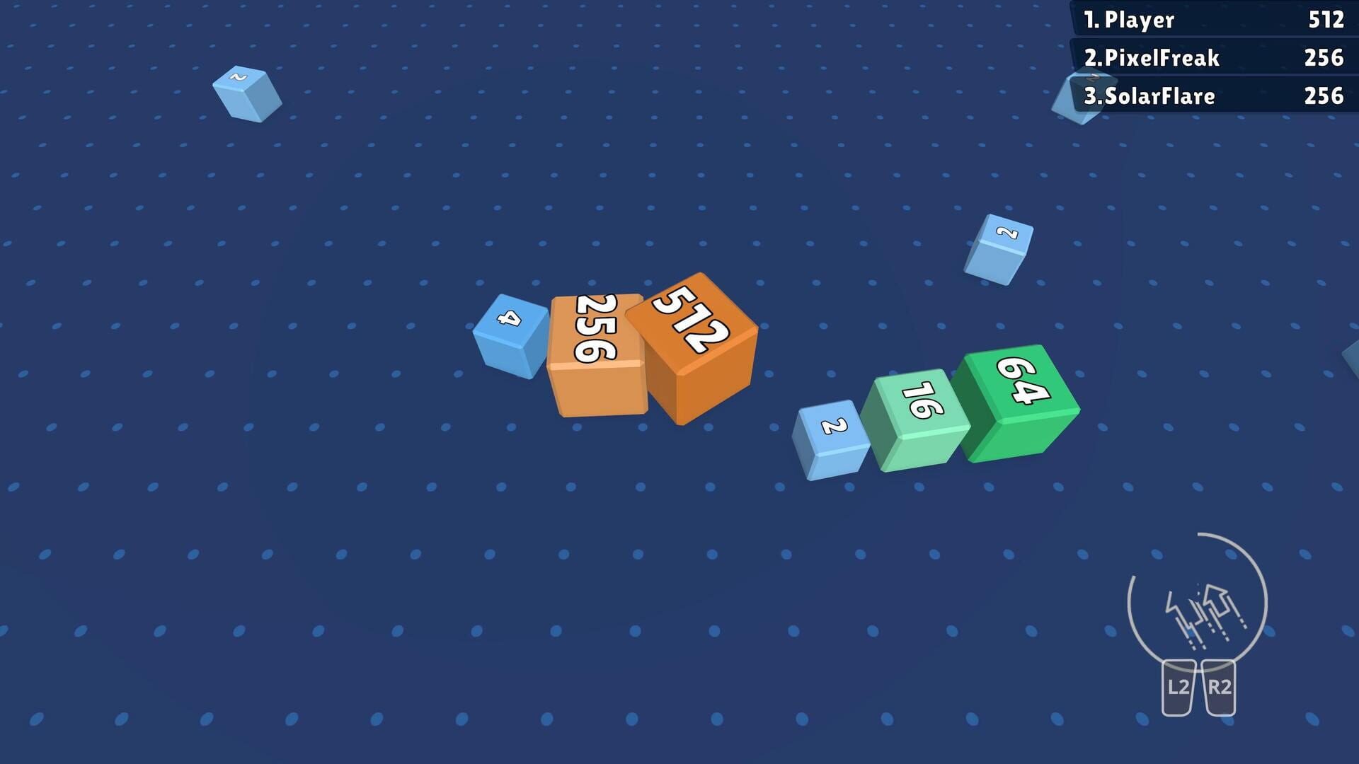 Snake 2048 screenshot 1