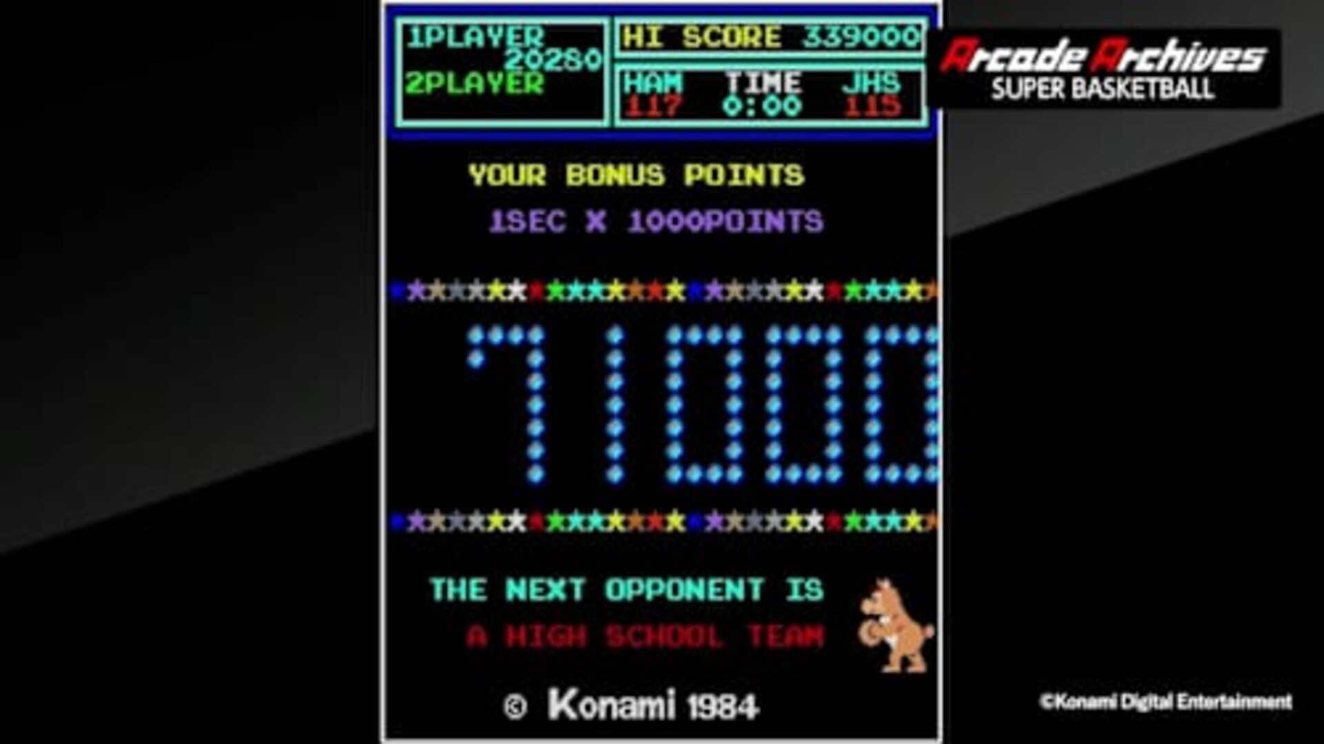 Arcade Archives: Super Basketball screenshot 1
