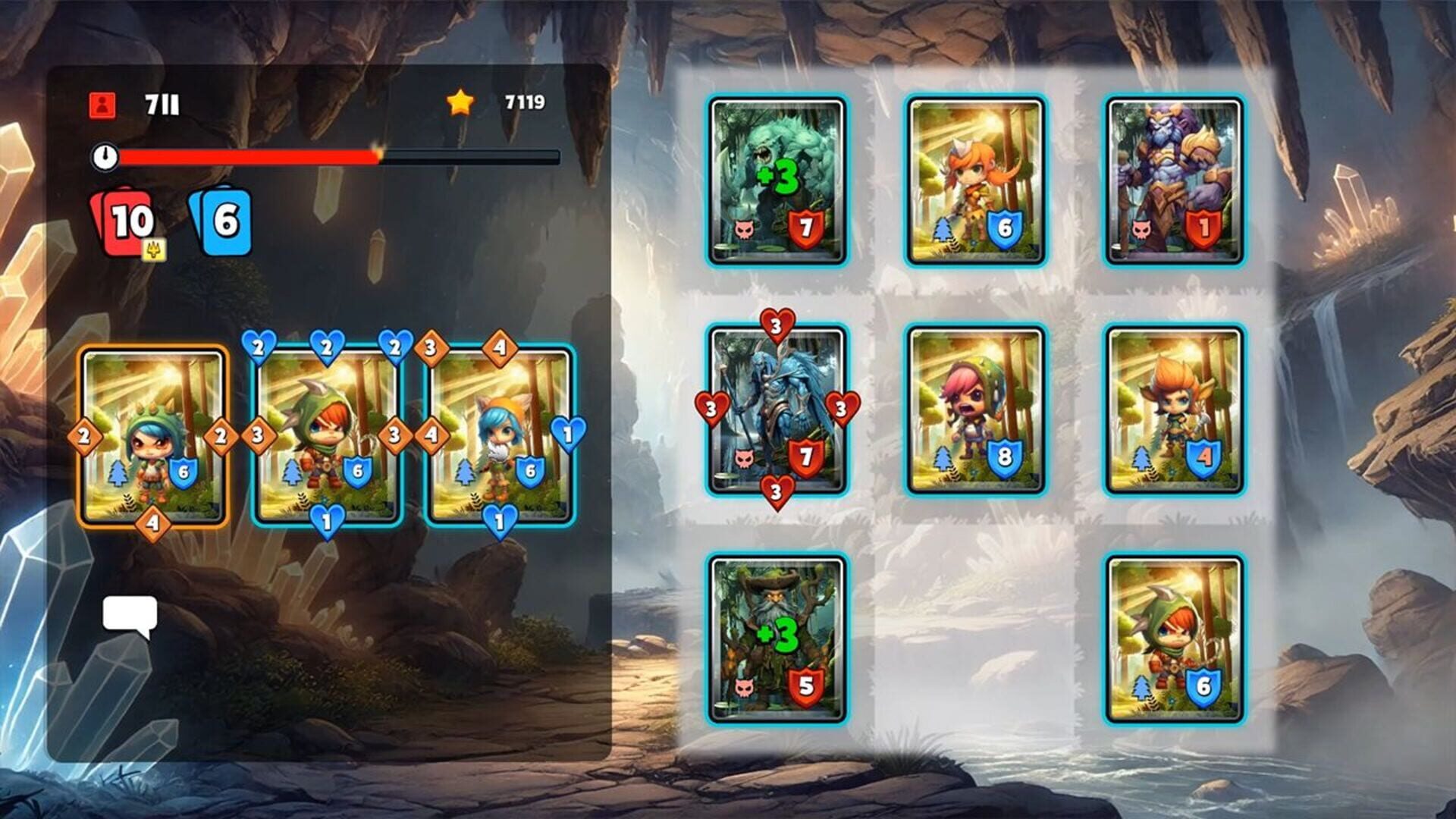 Tiny Titans: Card Rumble screenshot 1