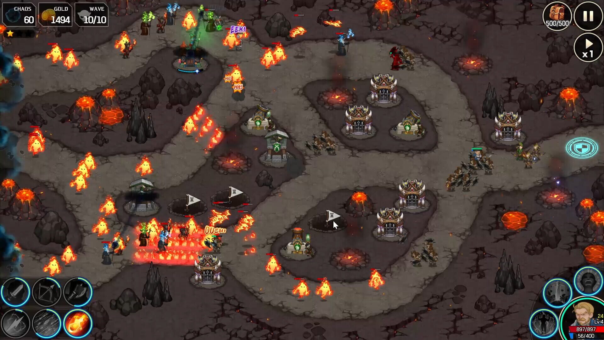 Chaos Rush: Tower Defense screenshot 1