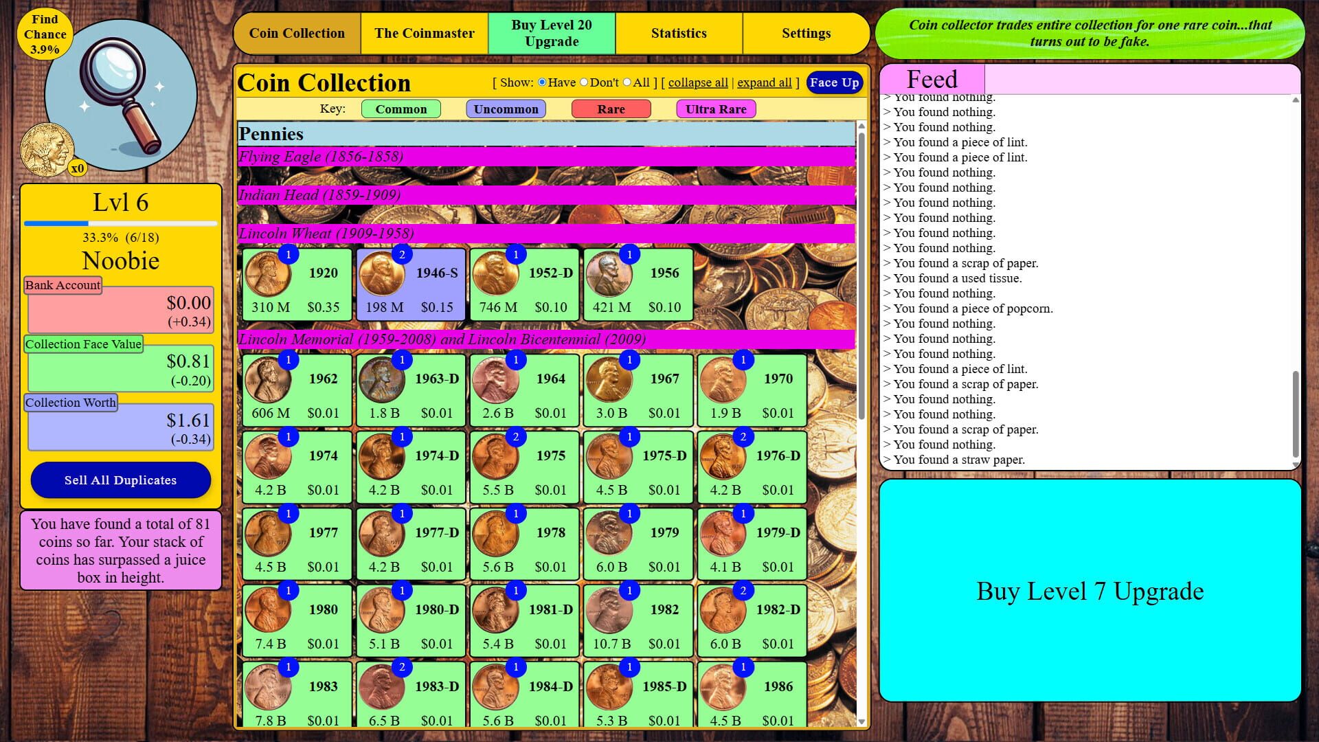 Coincremental screenshot 1