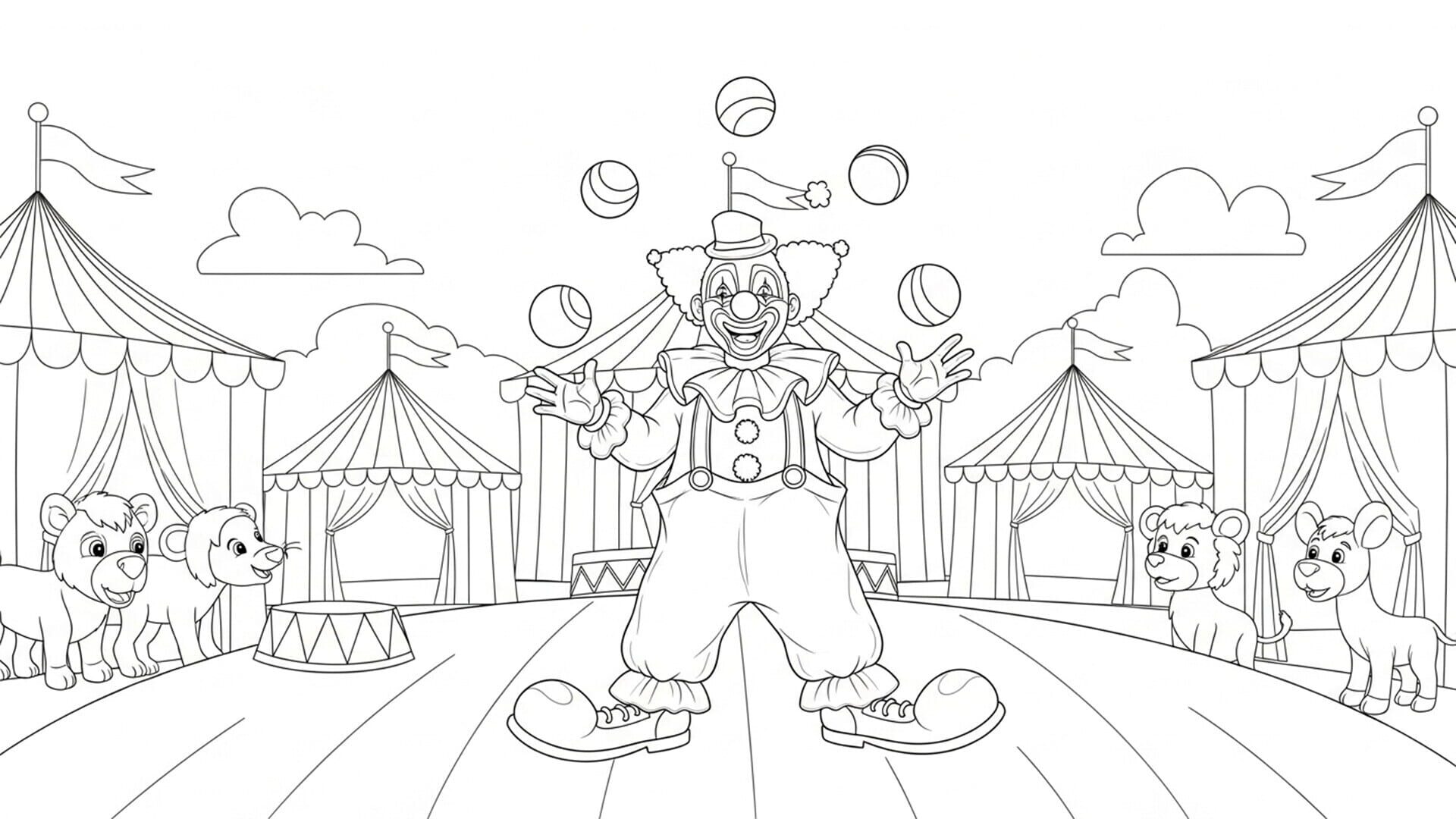 100 Cats Lost in Circus Escape screenshot 1