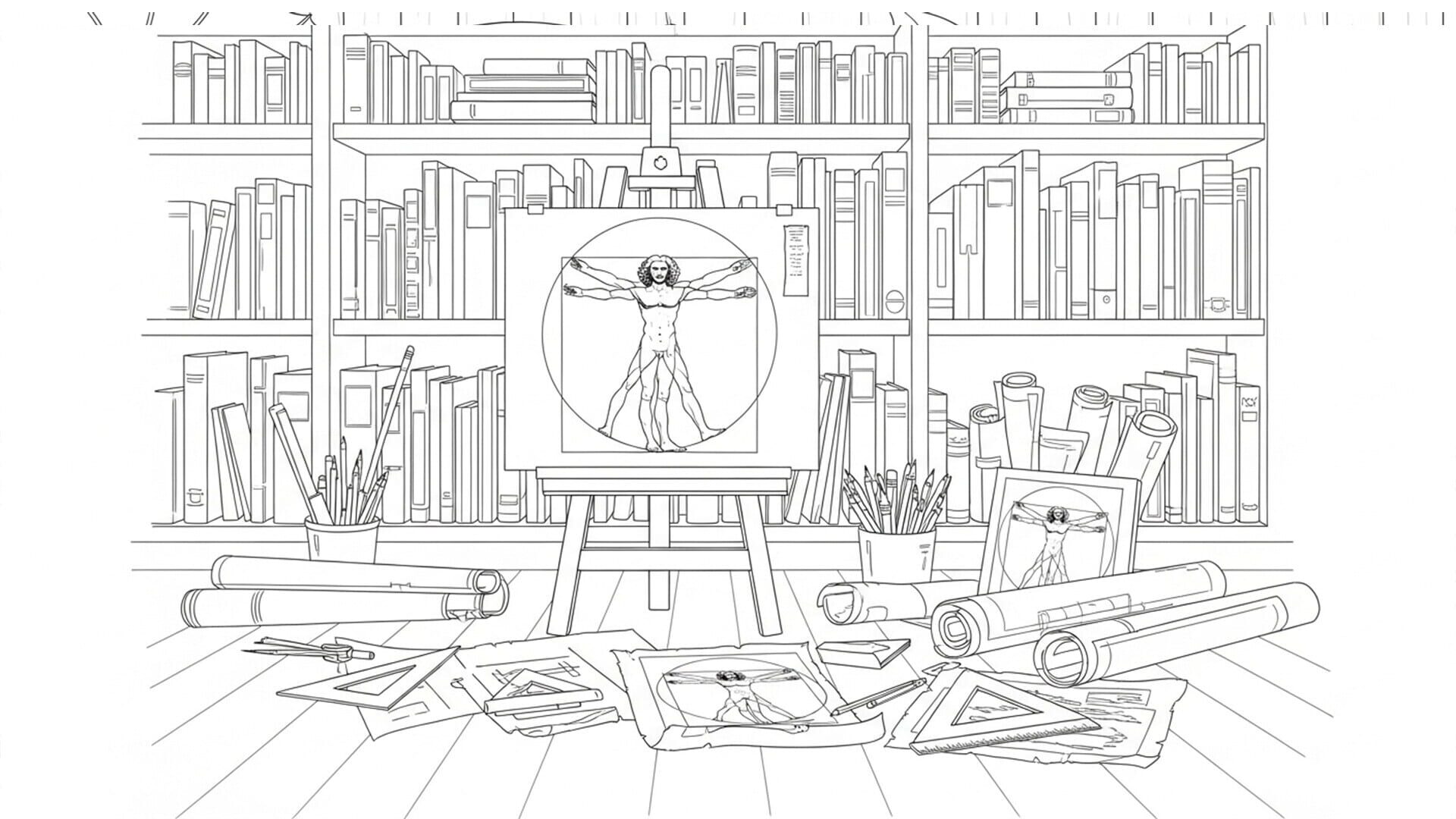 100 Cats Lost in Da Vinci’s Workshop screenshot 1