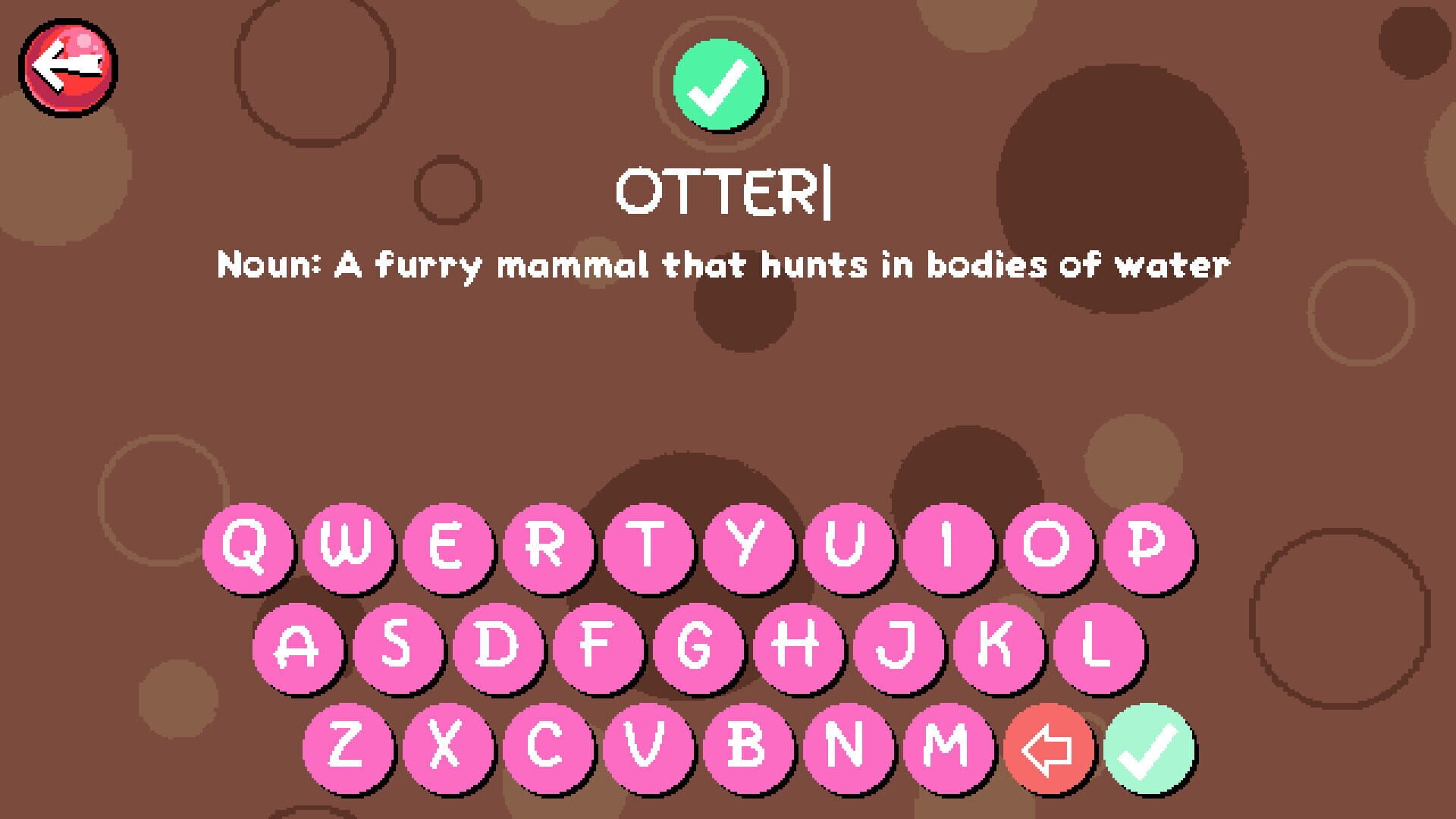 Wordscoop with Gelato the Otter screenshot 1