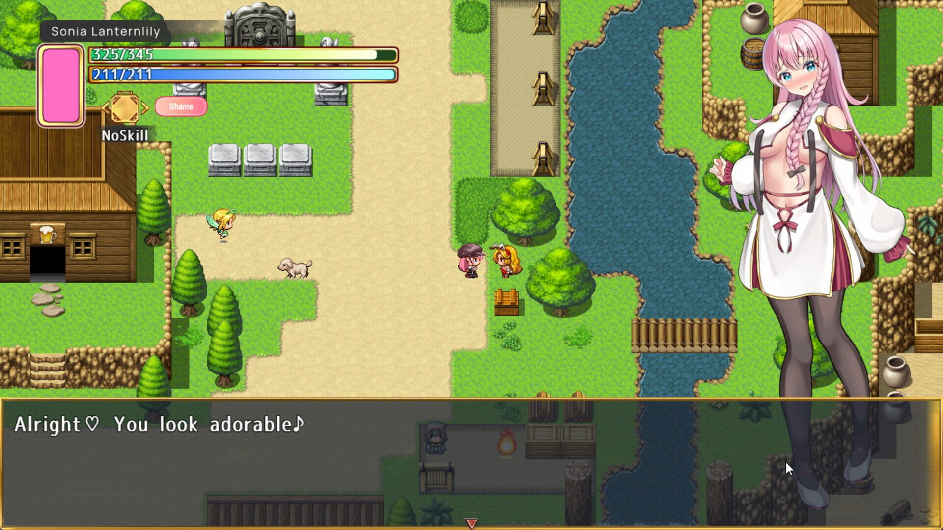Senpai and the Mysterious Island screenshot 1