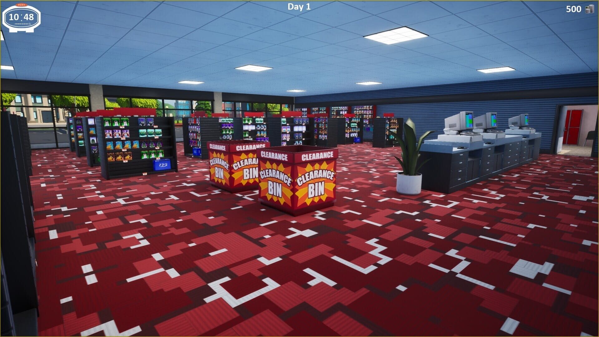 Midnight Launch: A GameShop Sim screenshot 1