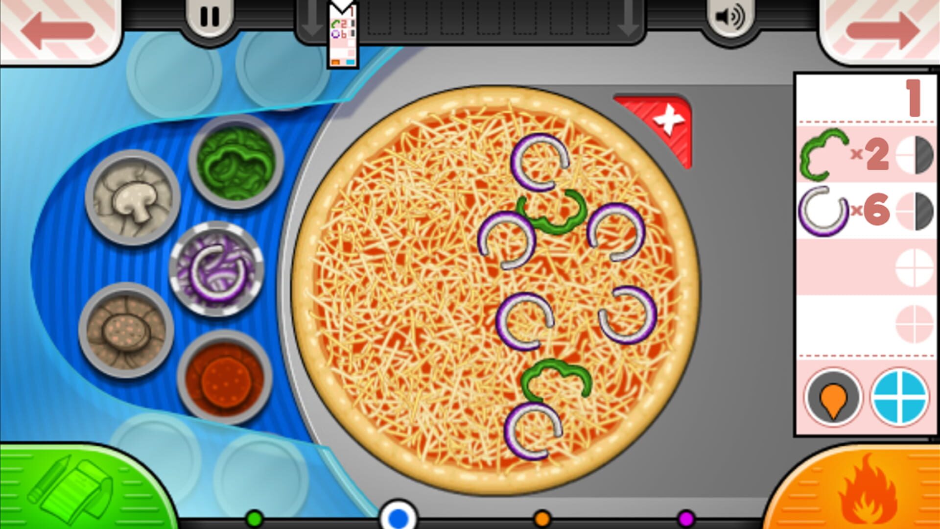 Papa's Pizzeria to Go! screenshot 1