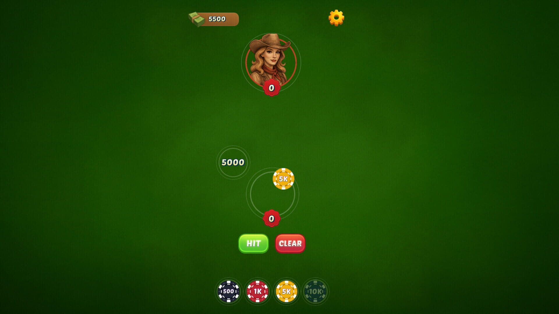 Blackjack Saloon screenshot 1