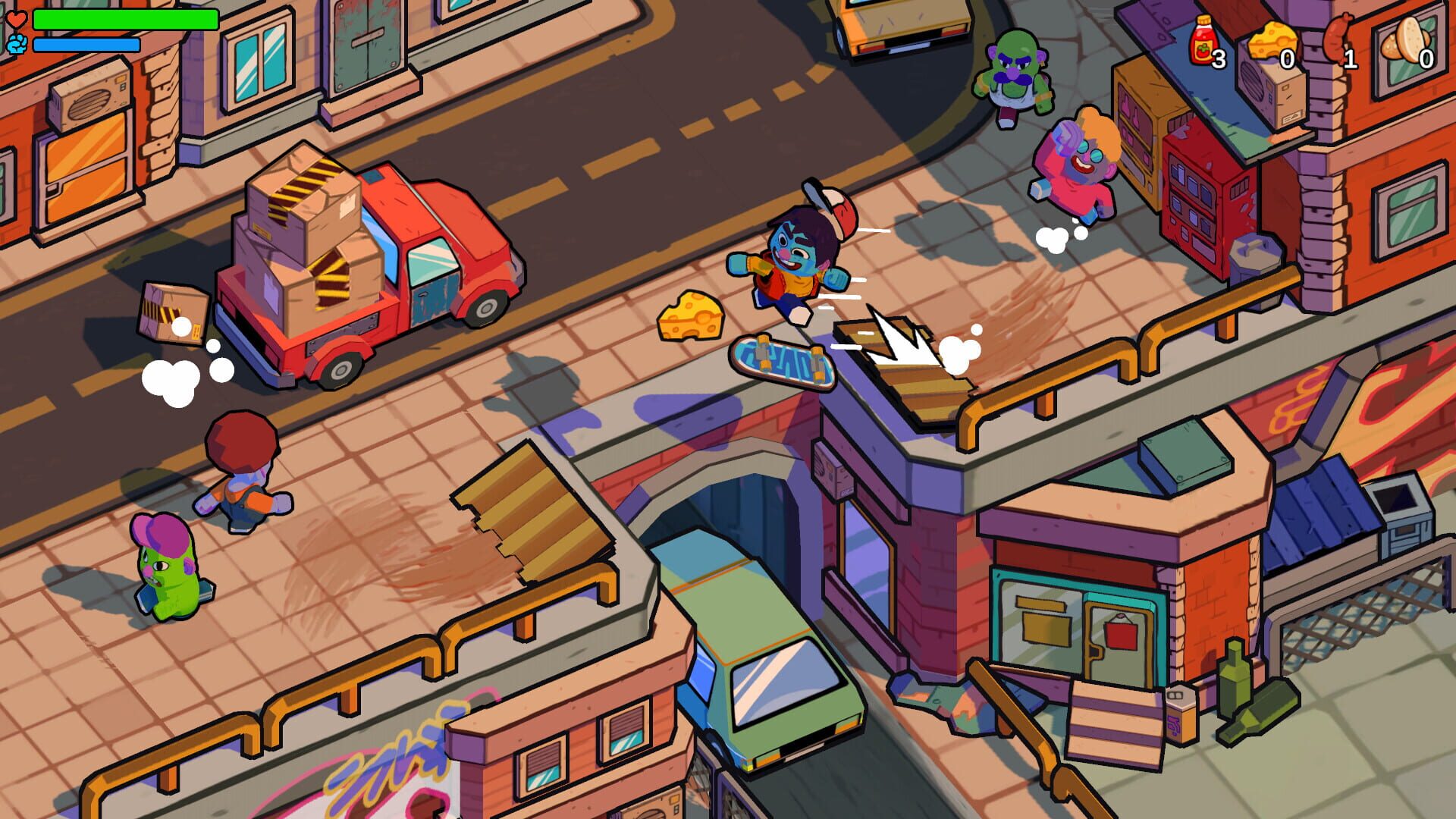 Punch Lunch: Foodtruck Fighter screenshot 1
