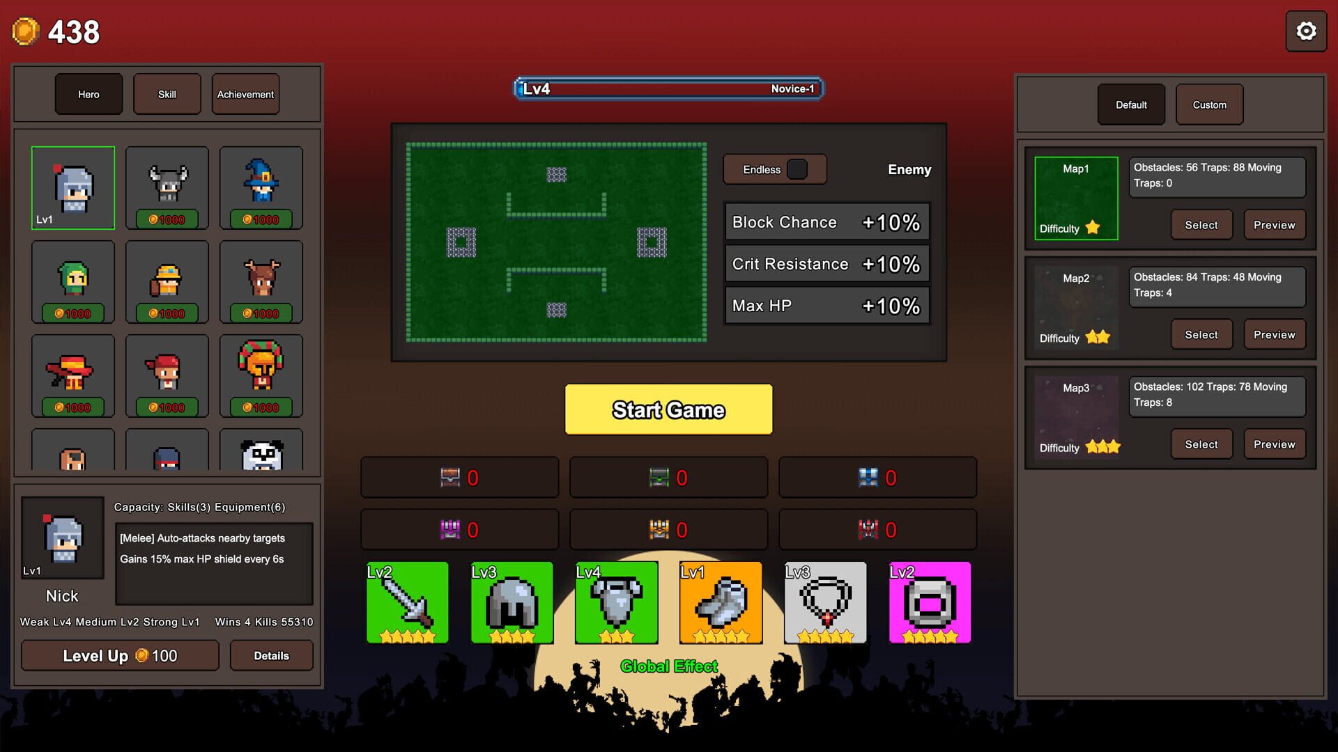 Hero Secret Realm Survivor Roguelike screenshot 1