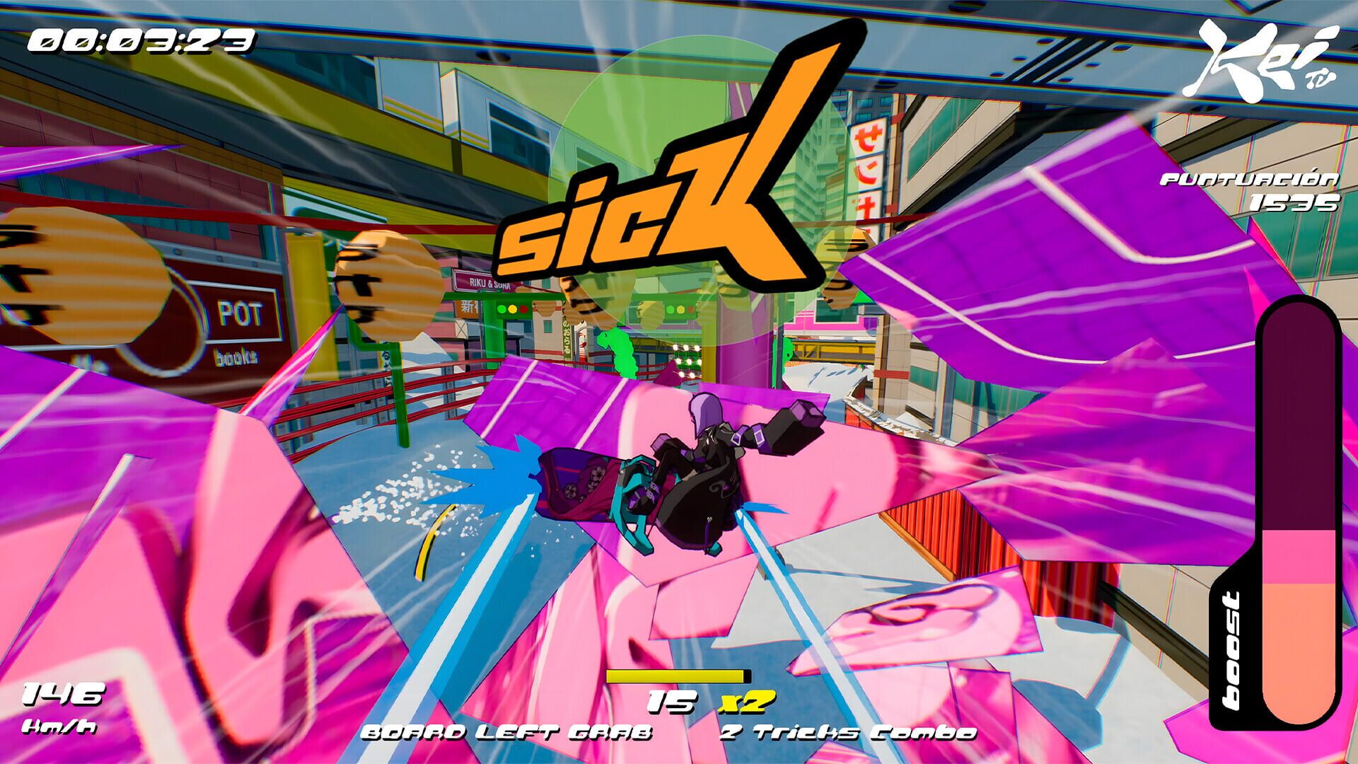 HyperYuki: Snowboard Syndicate screenshot 1