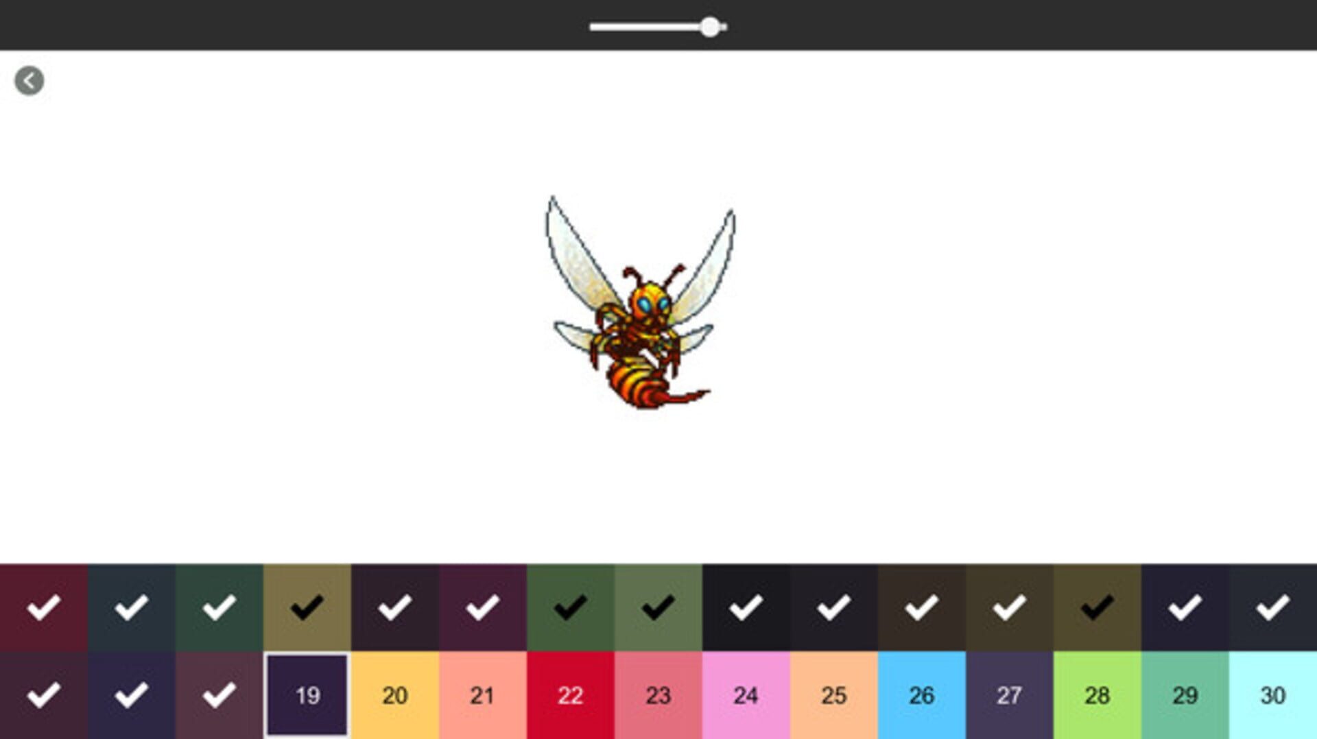 Retro-Pixel Color Palette: Color by Number screenshot 1