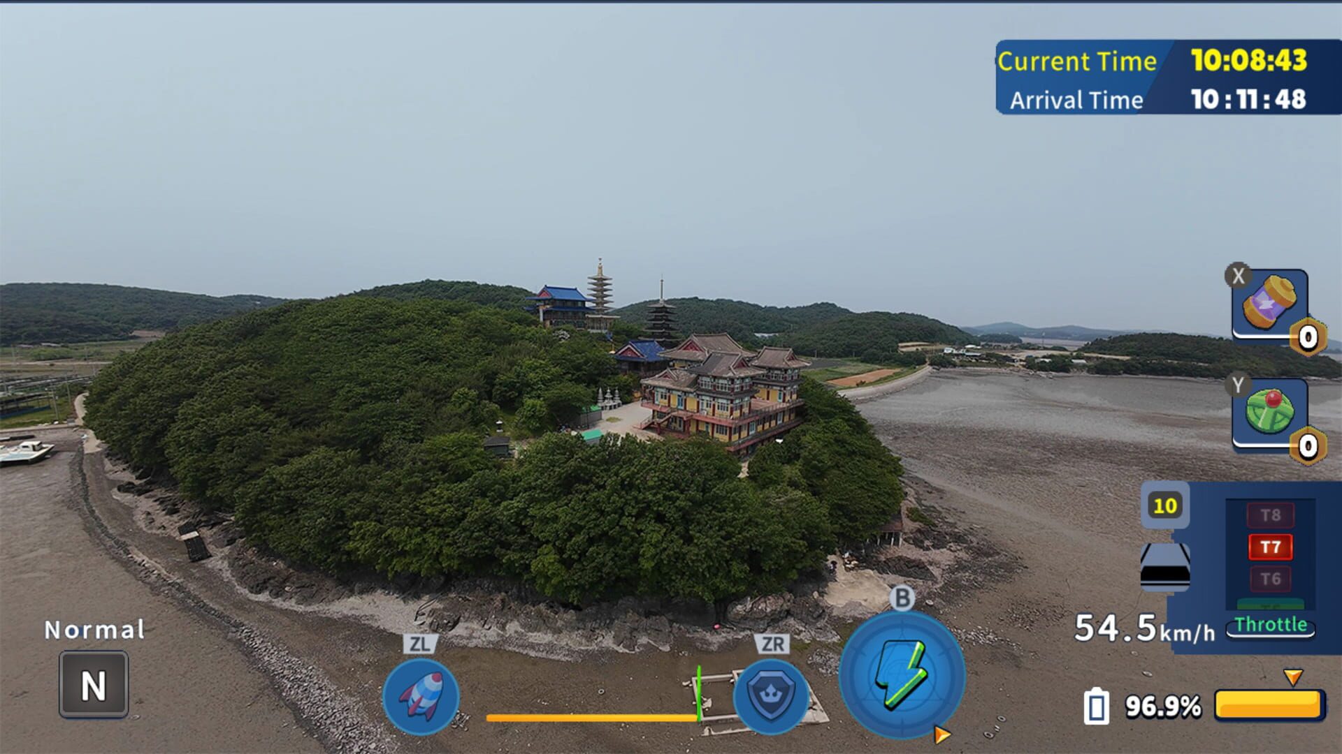 Korean Drone Flying Tour Anmyeon Temple screenshot 1