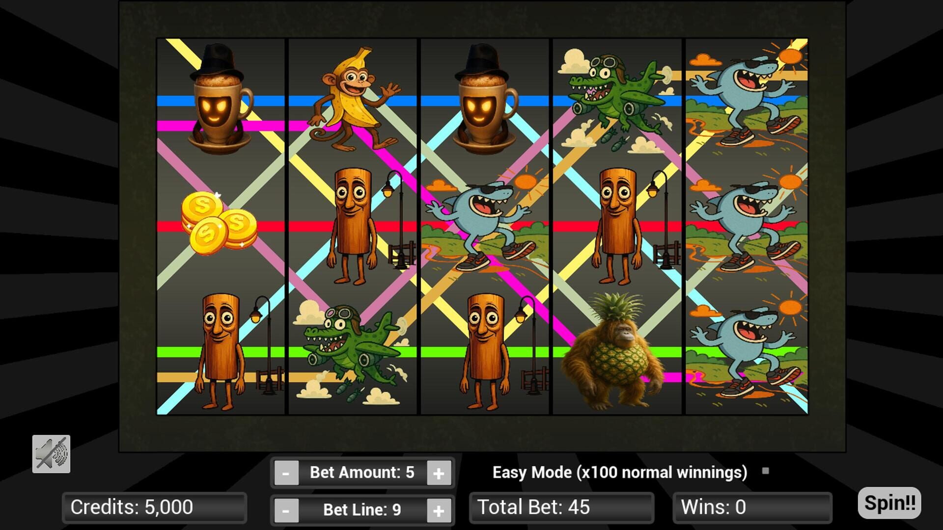 Tralalero Tralala Slot Machine Casino Heaven screenshot 1