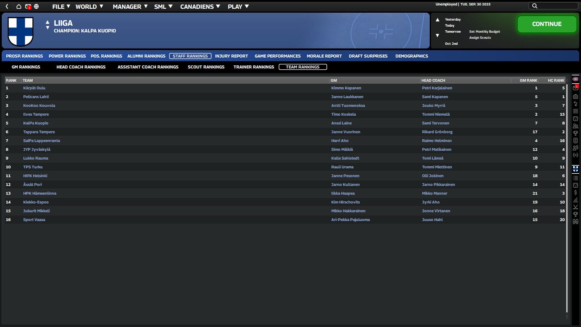 Franchise Hockey Manager 12 screenshot 1