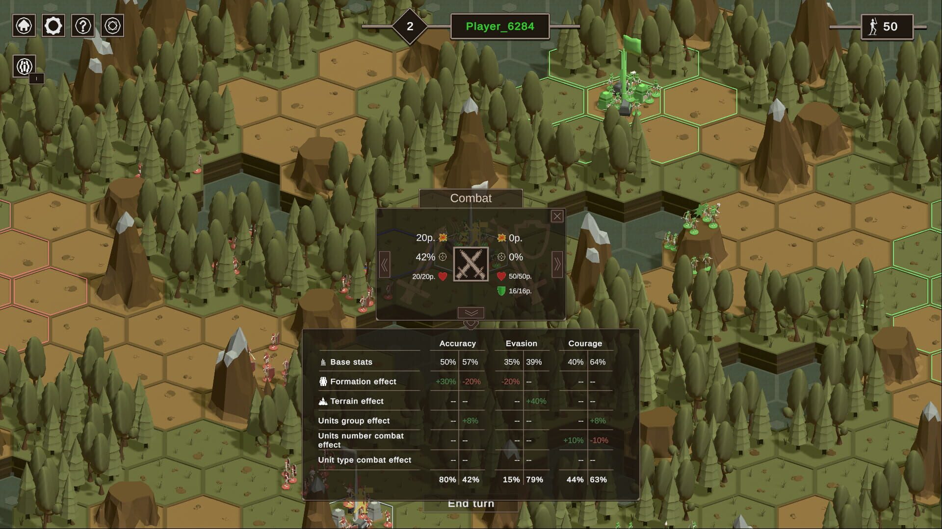 Tabletop Fantasy War screenshot 1