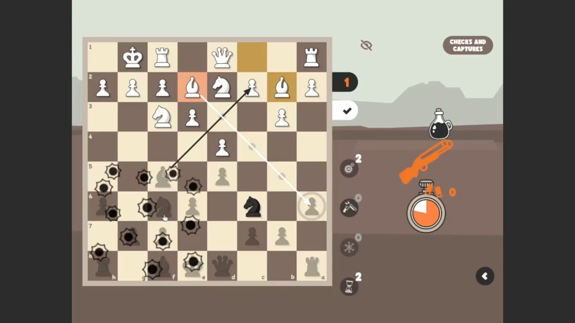 Checkmate in the Wild West: Chess Adventure screenshot 1