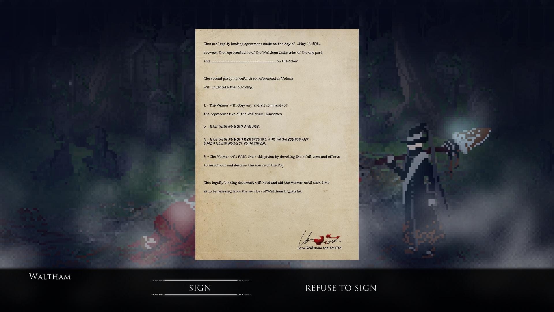 Skautfold: Shrouded in Sanity screenshot 1