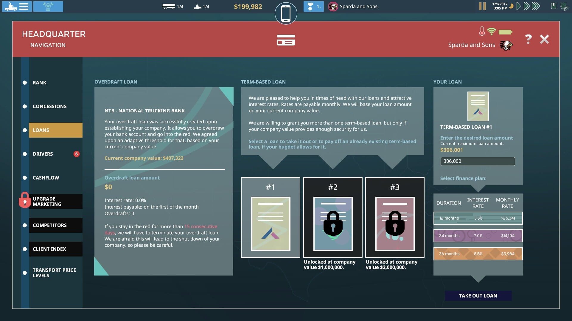 TransRoad: USA screenshot 1