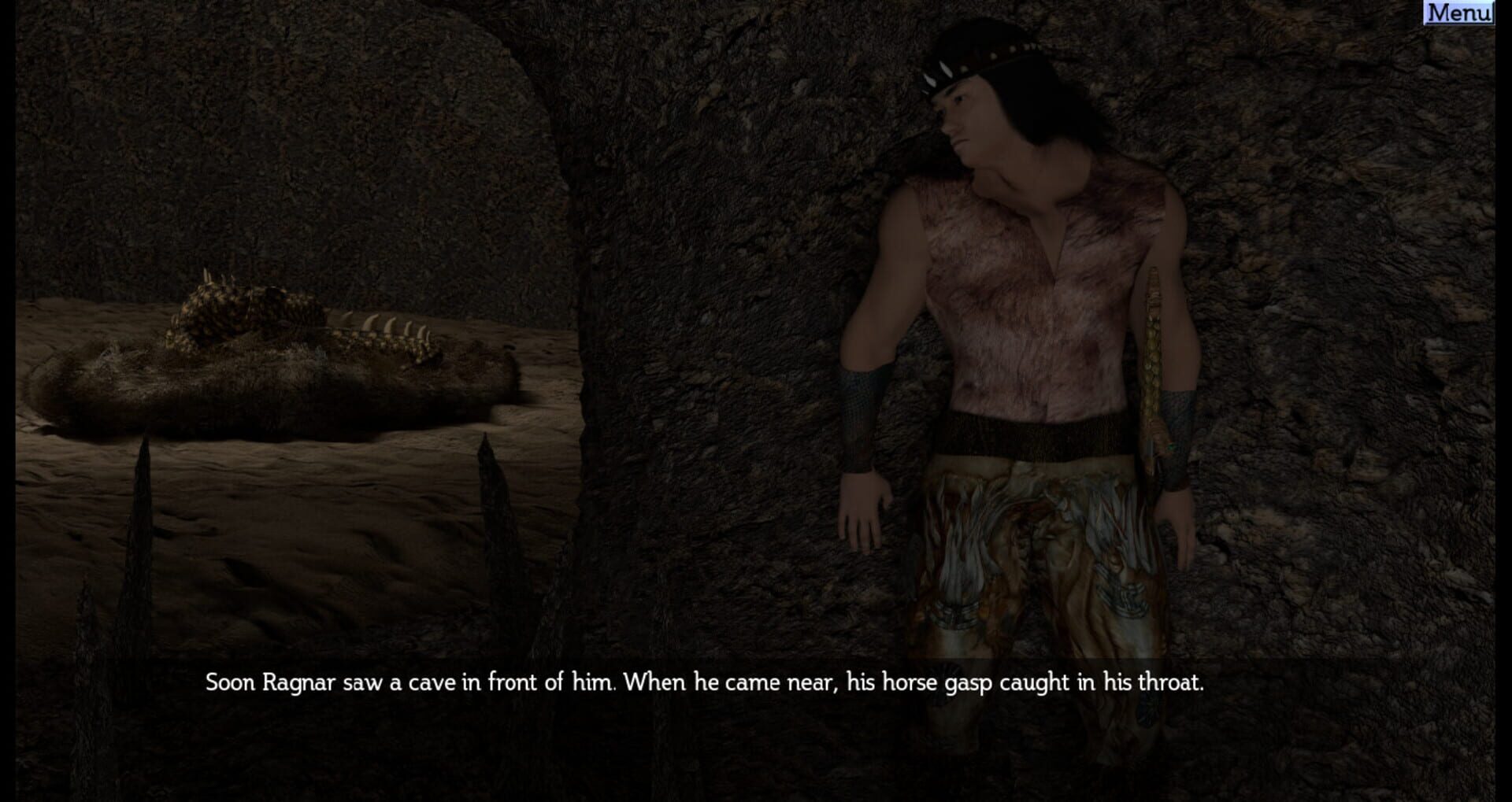 The Barbarian and the Subterranean Caves screenshot 1
