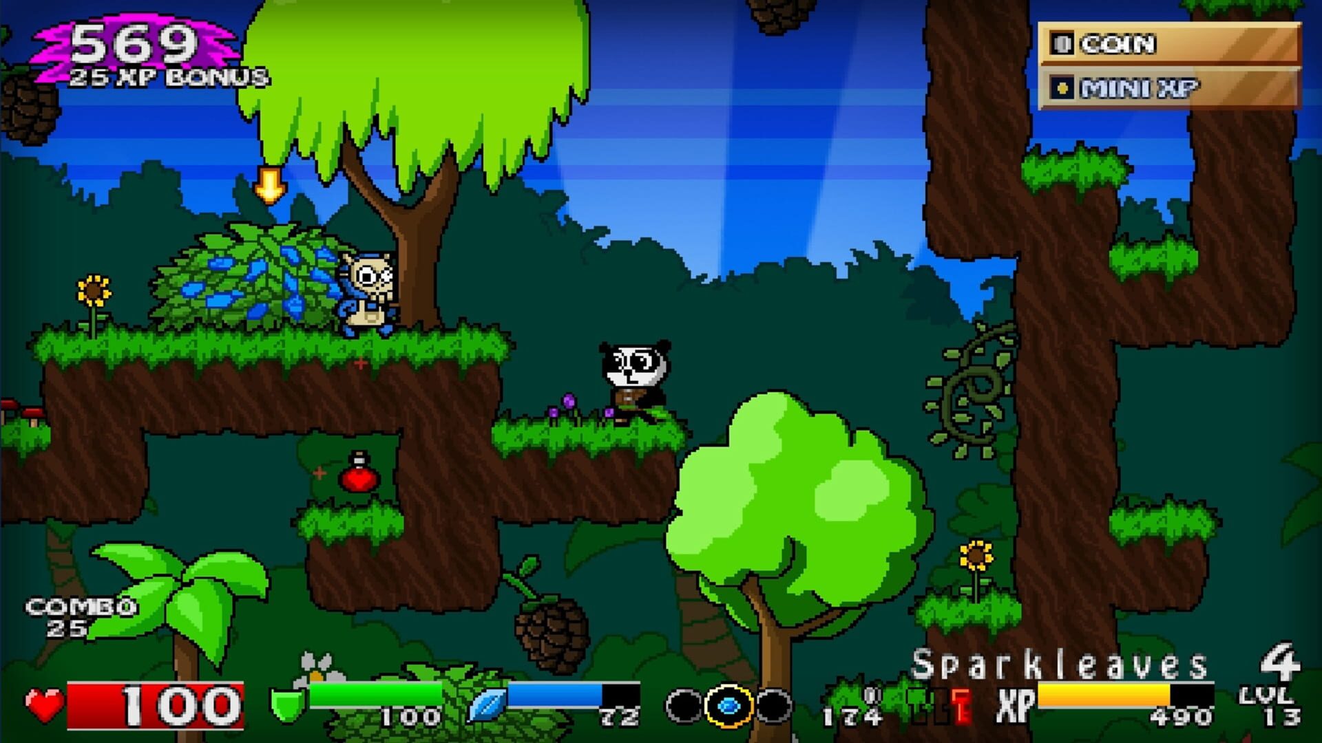 Super Panda Adventures screenshot 1