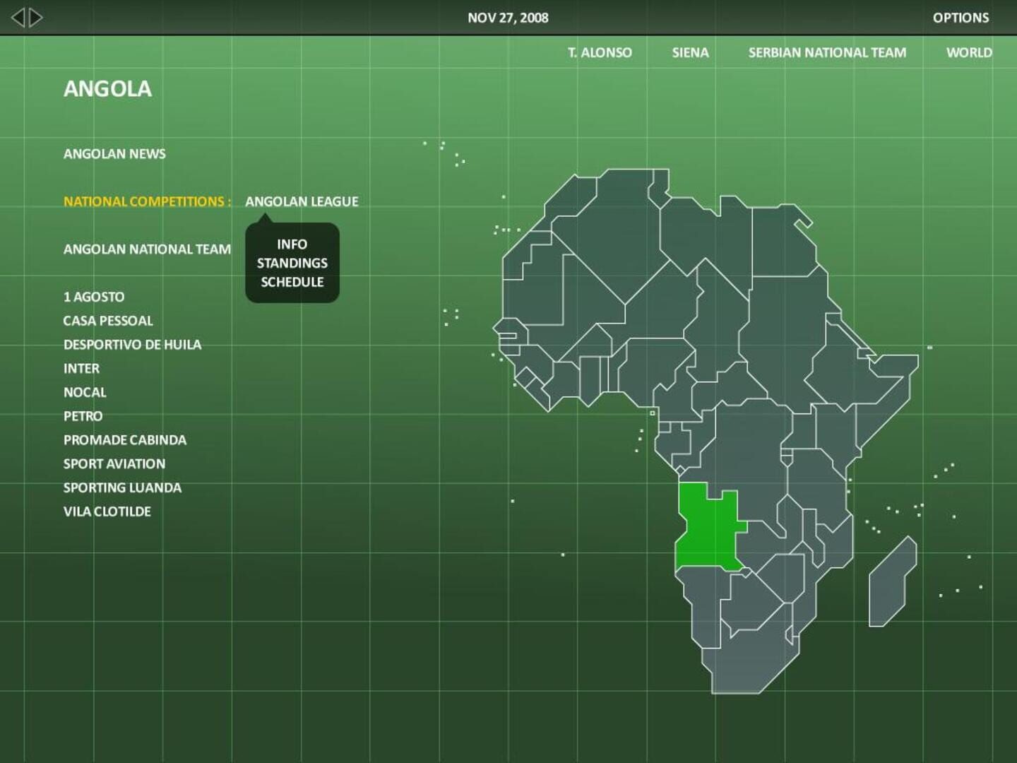 World Basketball Manager 2010 screenshot 1
