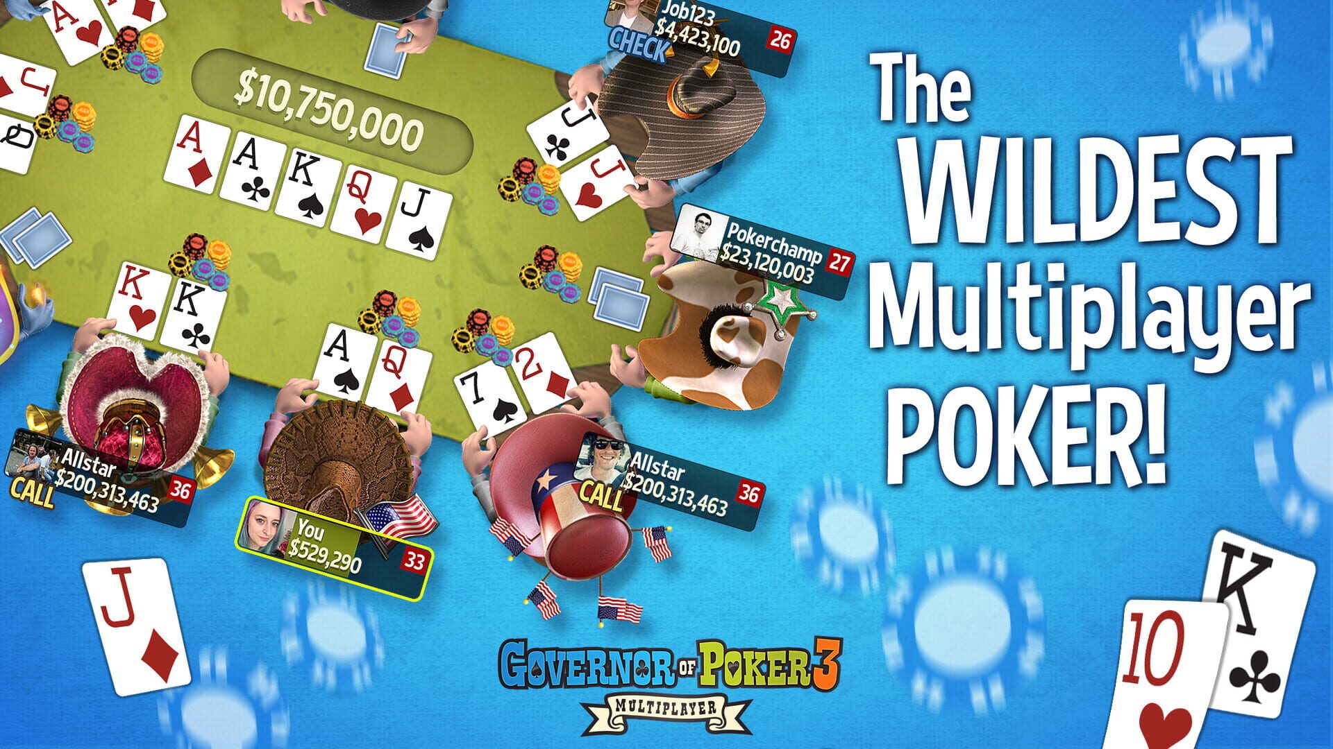 Governor of Poker 3 screenshot 1