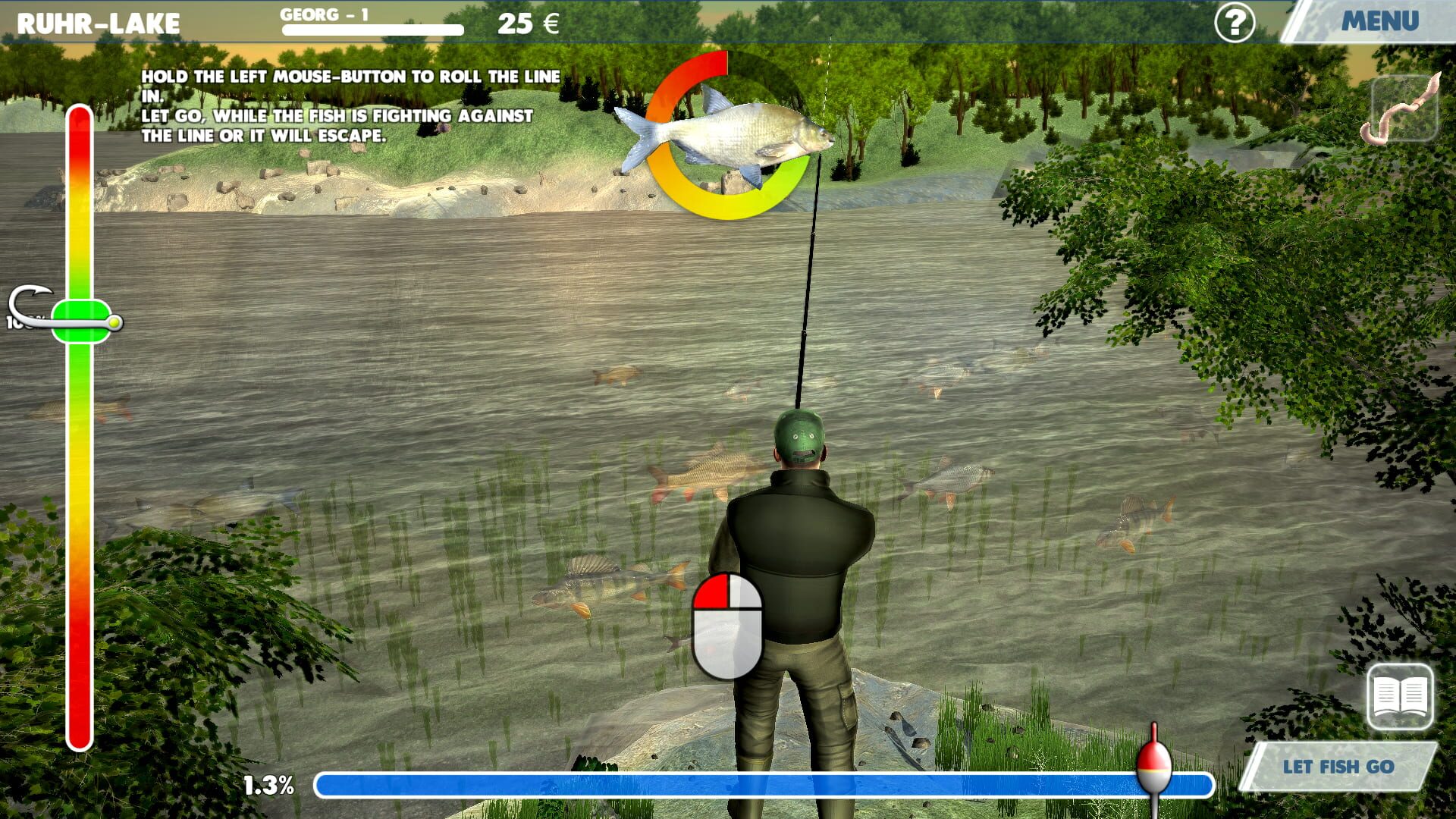 3D Arcade Fishing screenshot 1