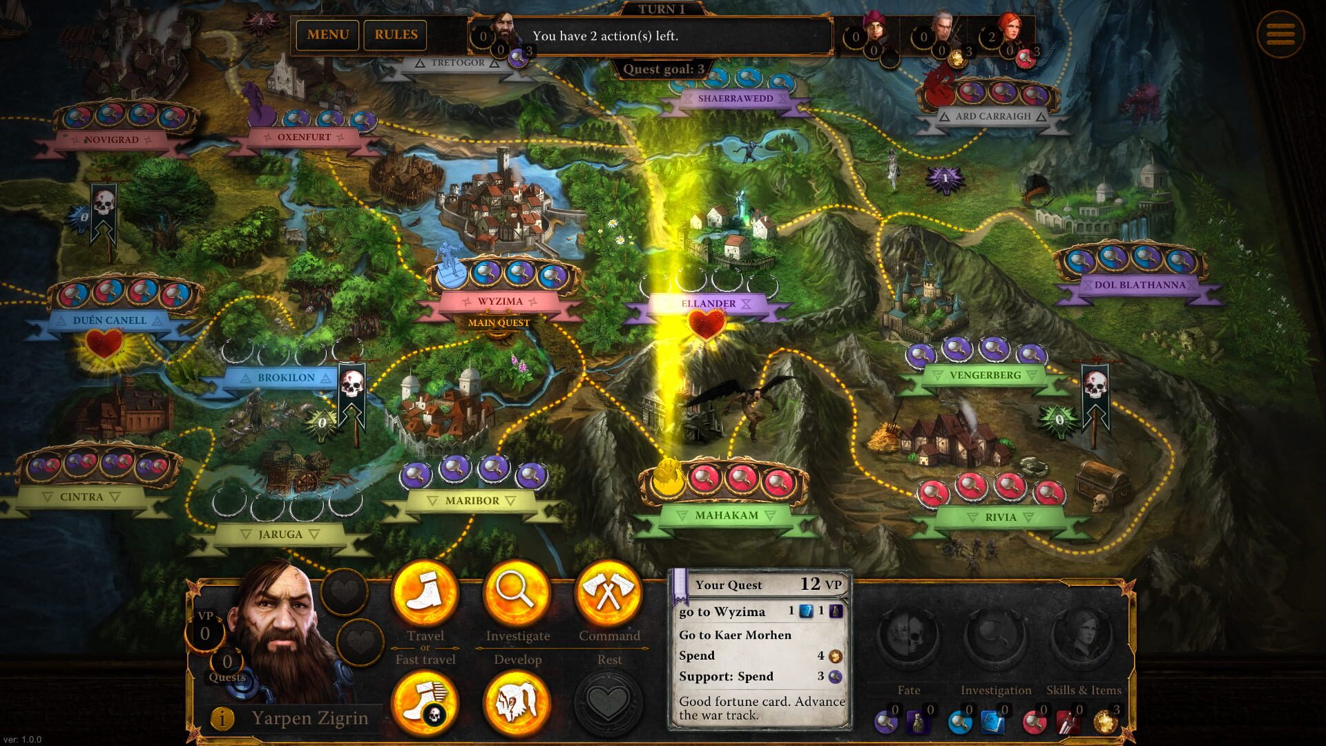 The Witcher: Adventure Game screenshot 1
