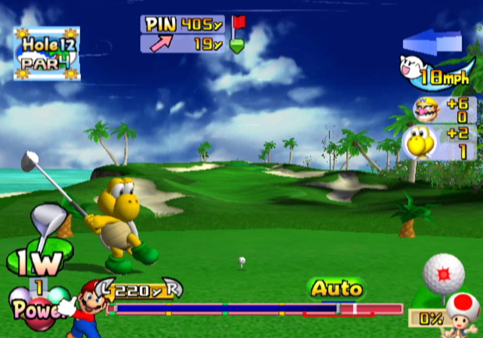 Mario Golf: Toadstool Tour screenshot 1