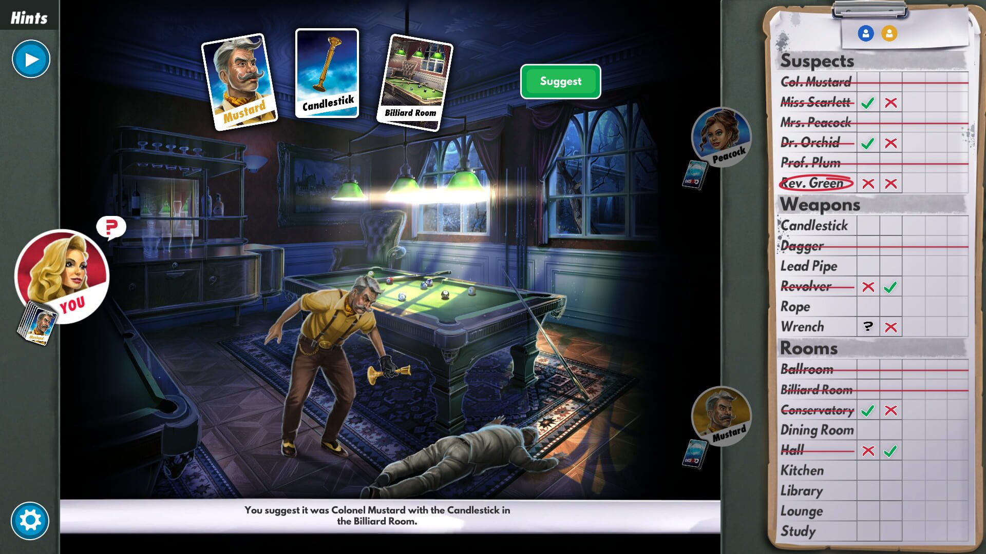 Clue/Cluedo: Classic screenshot 1