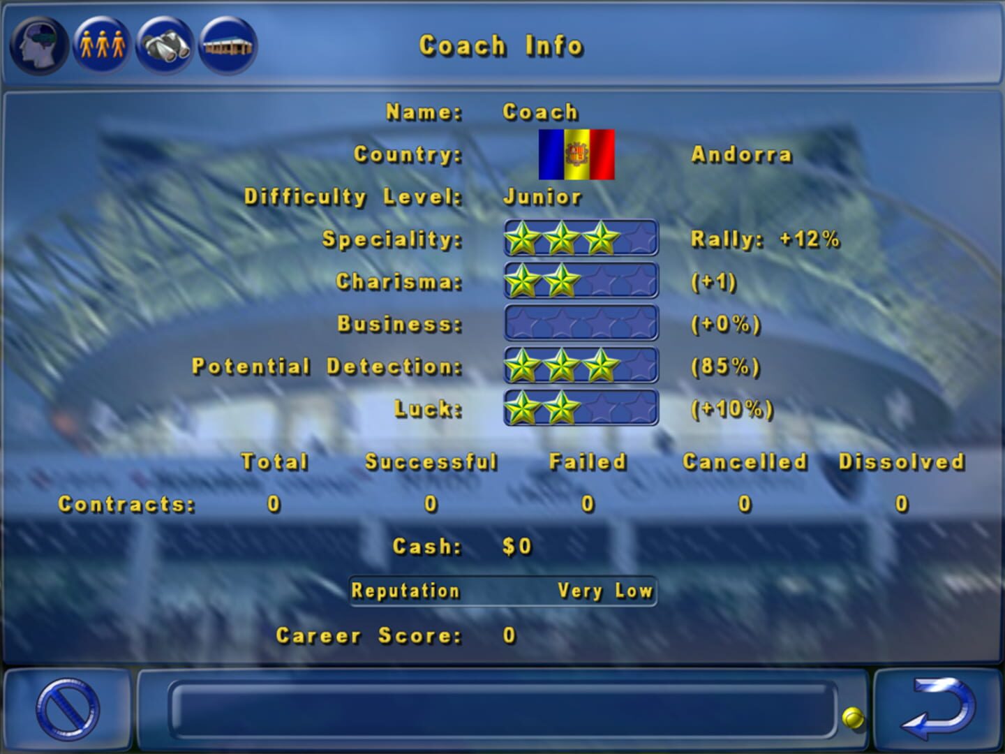 Tennis Elbow Manager screenshot 1