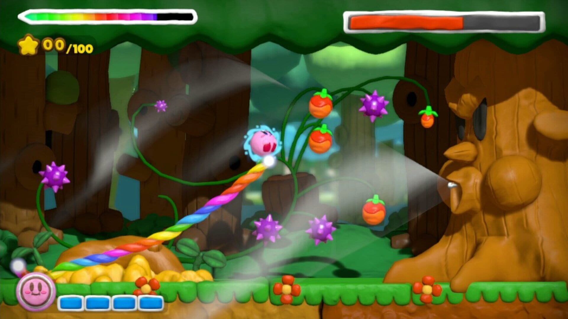 Kirby and the Rainbow Curse screenshot 1