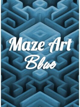 Maze Art: Blue