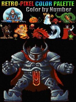 Retro-Pixel Color Palette: Color by Number
