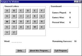 Hangman for Windows