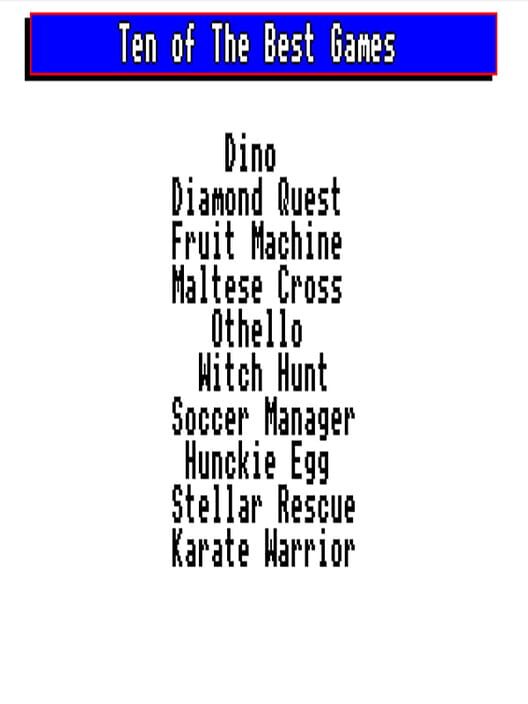 Ten of the Best Games