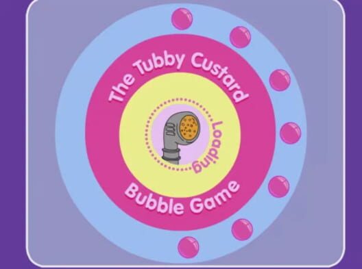 The Tubby Custard Bubble Game