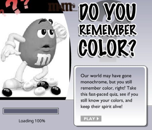M&M's: Do You Remember Color?