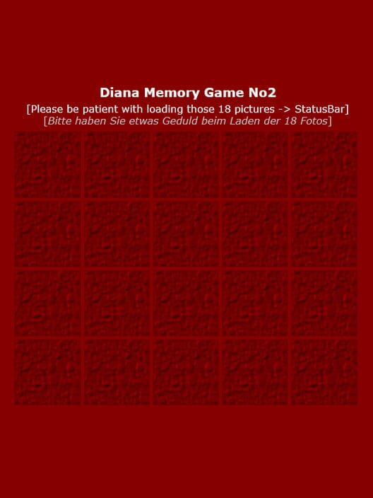 Diana Memory Game No2