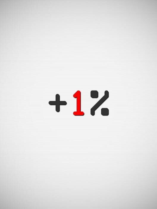 +1%