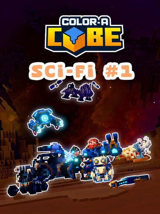 Color-A-Cube: Scifi Pack #1