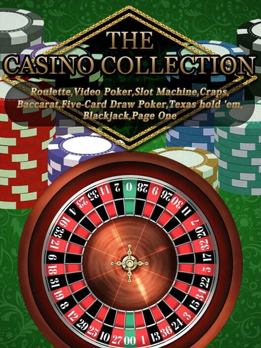 The Casino Collection: Ruleta, Vídeo Póker, Tragaperras, Craps, Baccarat, Five-Card Draw Poker, Texas hold 'em, Blackjack and Page One