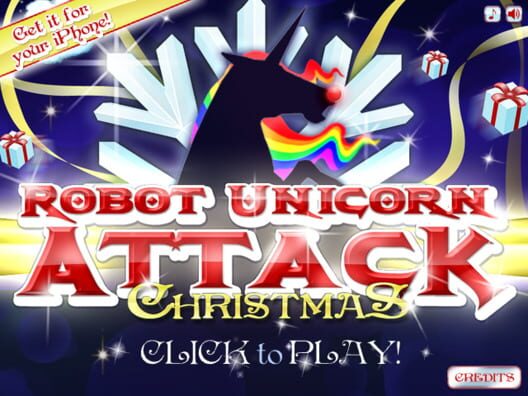 Robot Unicorn Attack: Christmas Edition
