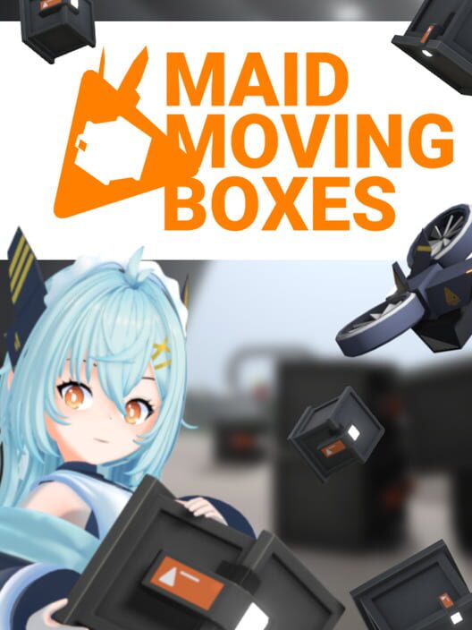 Maid Moving Boxes