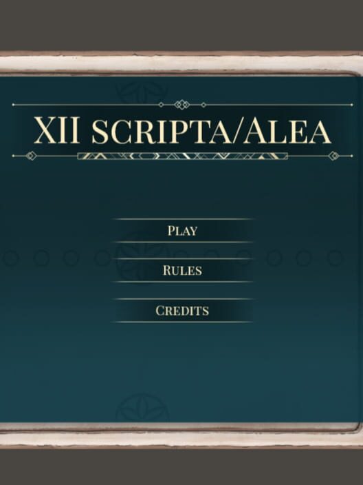 XII Scripta/Alea