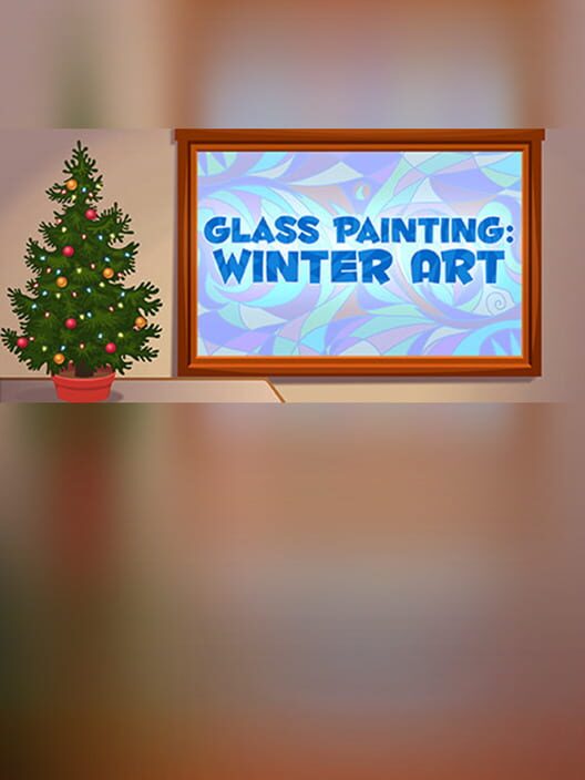 Glass Painting: Winter Art
