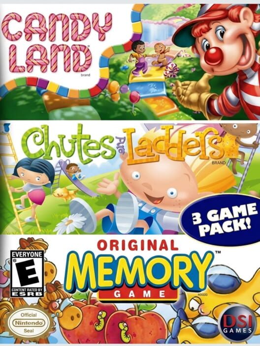 Candy Land / Chutes & Ladders / Original Memory Game